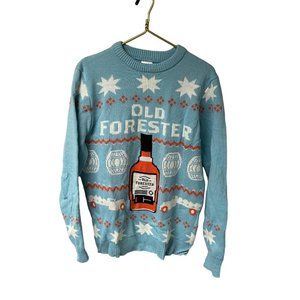 Old Forester Bourbon Ugly Christmas Sweater Size Medium